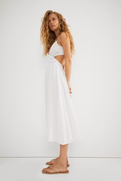V-neck Cotton Dress | H&M (US + CA)