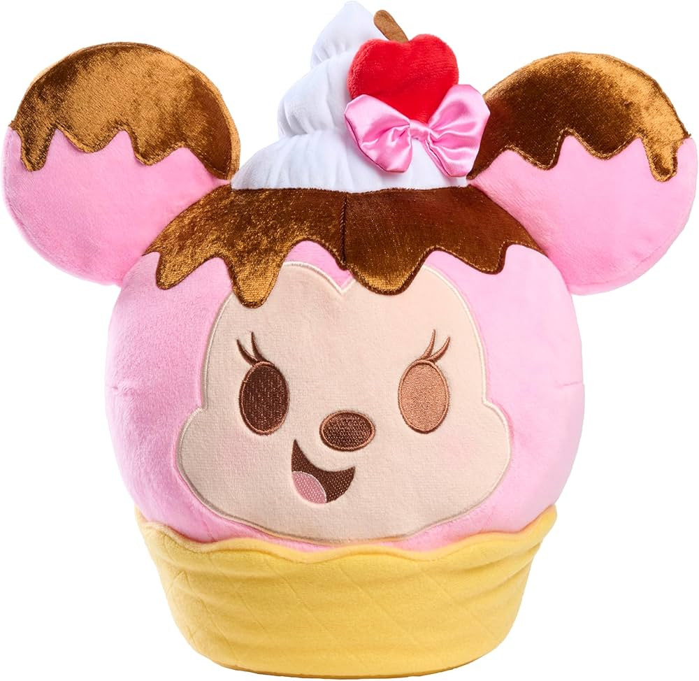 Just Play Disney Munchlings Squeeze-A-Munch Large Scented Strawberry Sundae Waffle Bowl Minnie Mo... | Amazon (US)