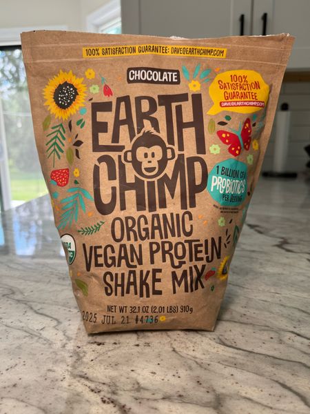EarthChimp Organic Vegan Protein Powder - with Probiotics - Non GMO, Dairy Free, Non Whey, Plant Based Protein Powder for Women and Men, Gluten Free 
#health #wellness #cleaneating

#LTKFindsUnder50 #LTKTravel #LTKFitness