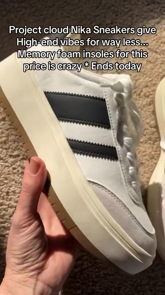 The price is way too low for how comfortable these are! #platformsneakers #comfortablesneakers #momstyle #EverydayFashion
#amazonFashion @projectcloudshoes 
*Final price/ Discounts / Shipping may differ based on your available coupons and current promotions. Always refer to product listing for up-to-date offers*

#LTKmomlife #LTKActive #LTKSaleAlert