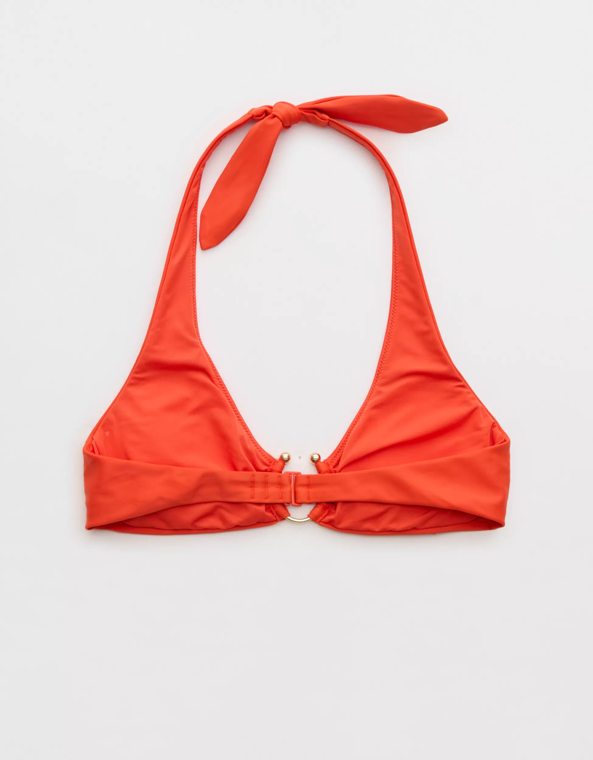 Aerie Horseshoe Ring Halter Voop Bikini Top | Aerie