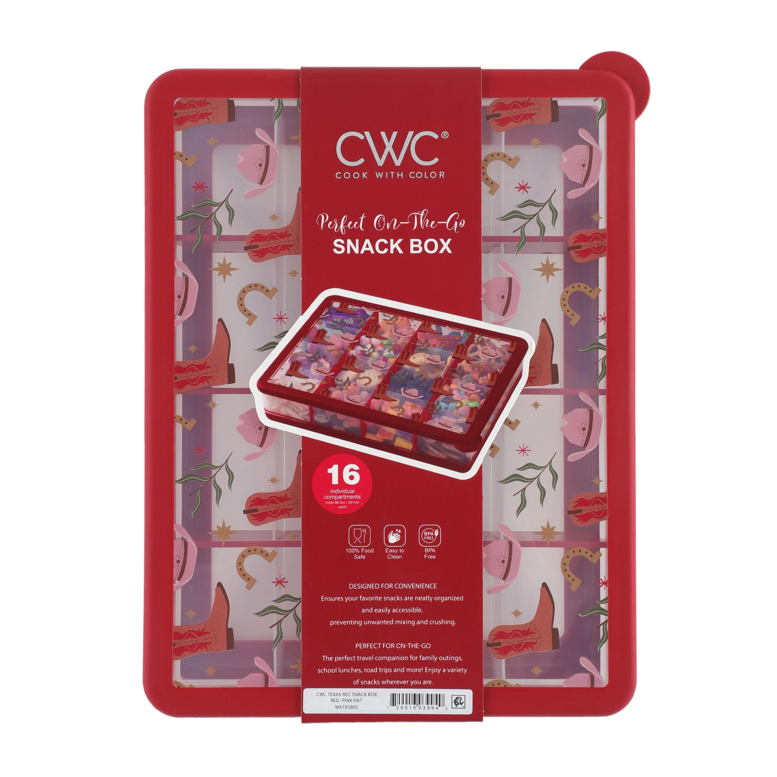 CWC TEXAS REC SNACK BOX RED 2 | Walmart (US)