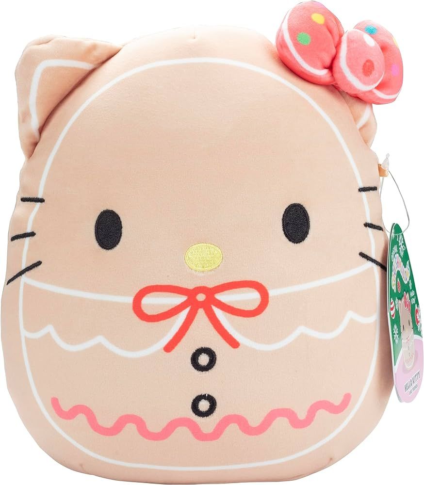 Squishmallows 8" Hello Kitty Gingerbread - Official Kellytoy Christmas Plush - Collectible Soft &... | Amazon (US)