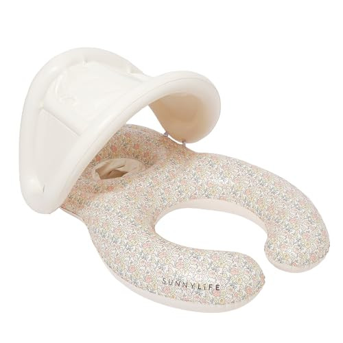 Amazon.com: Sunnylife Baby Floaties for Pool | Float Together Infant Seat with Removable Canopy, ... | Amazon (US)