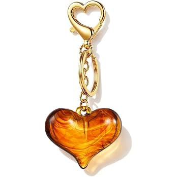 Heart Bow Keychain for Women Cute Key Chain Bag Charms Accessories Car Purse Backpack Valentines ... | Amazon (US)