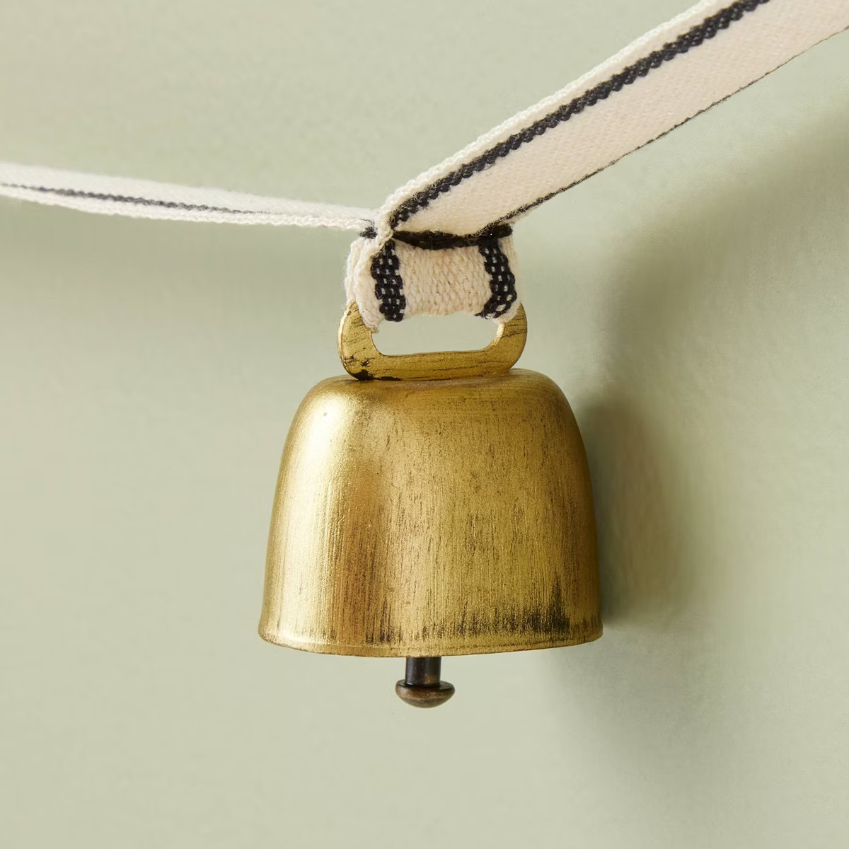 5' Decorative Metal Bell Christmas Garland Antique Brass - Hearth & Hand™ with Magnolia | Target