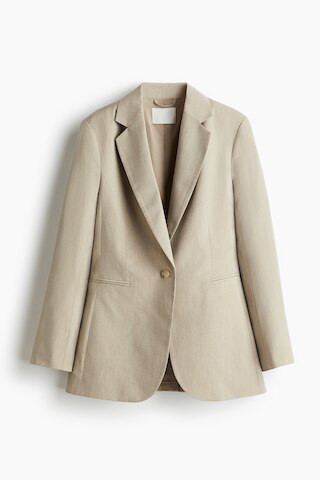 H & M - Fitted Blazer - Beige | H&M (AU)
