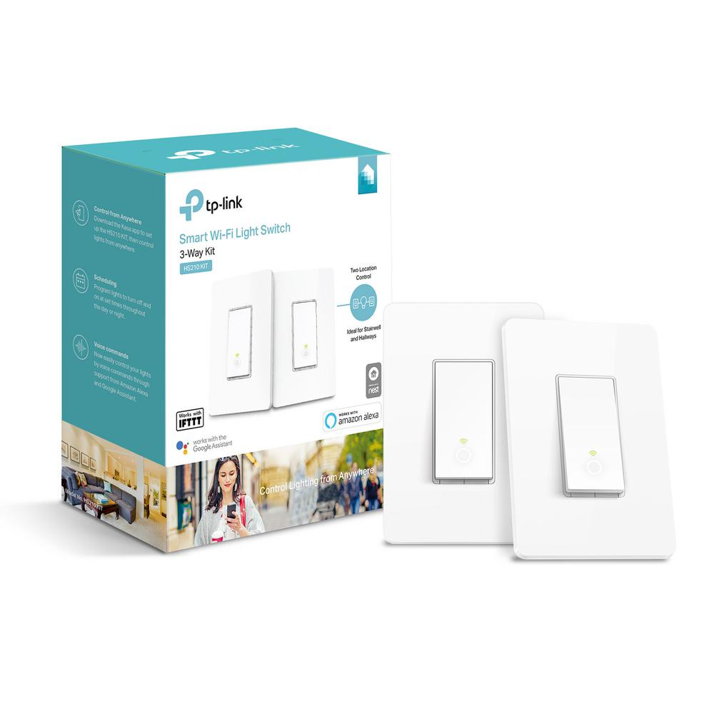 TP-LINK Smart Wi-Fi Light Switch with 3-Way Kit | The Home Depot
