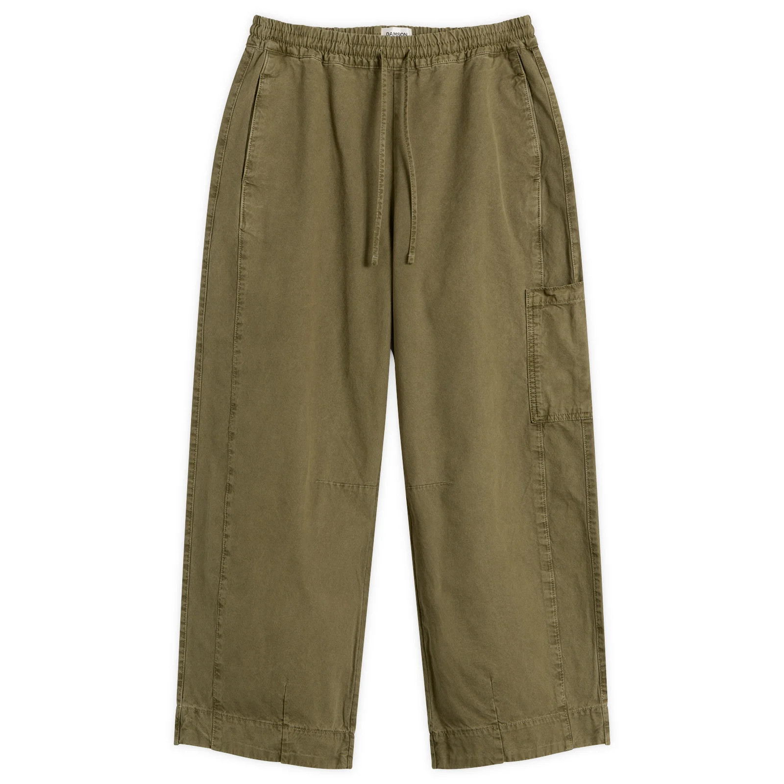 Damson Madder Women's Felix Twill Trousers Olive | END. Clothing