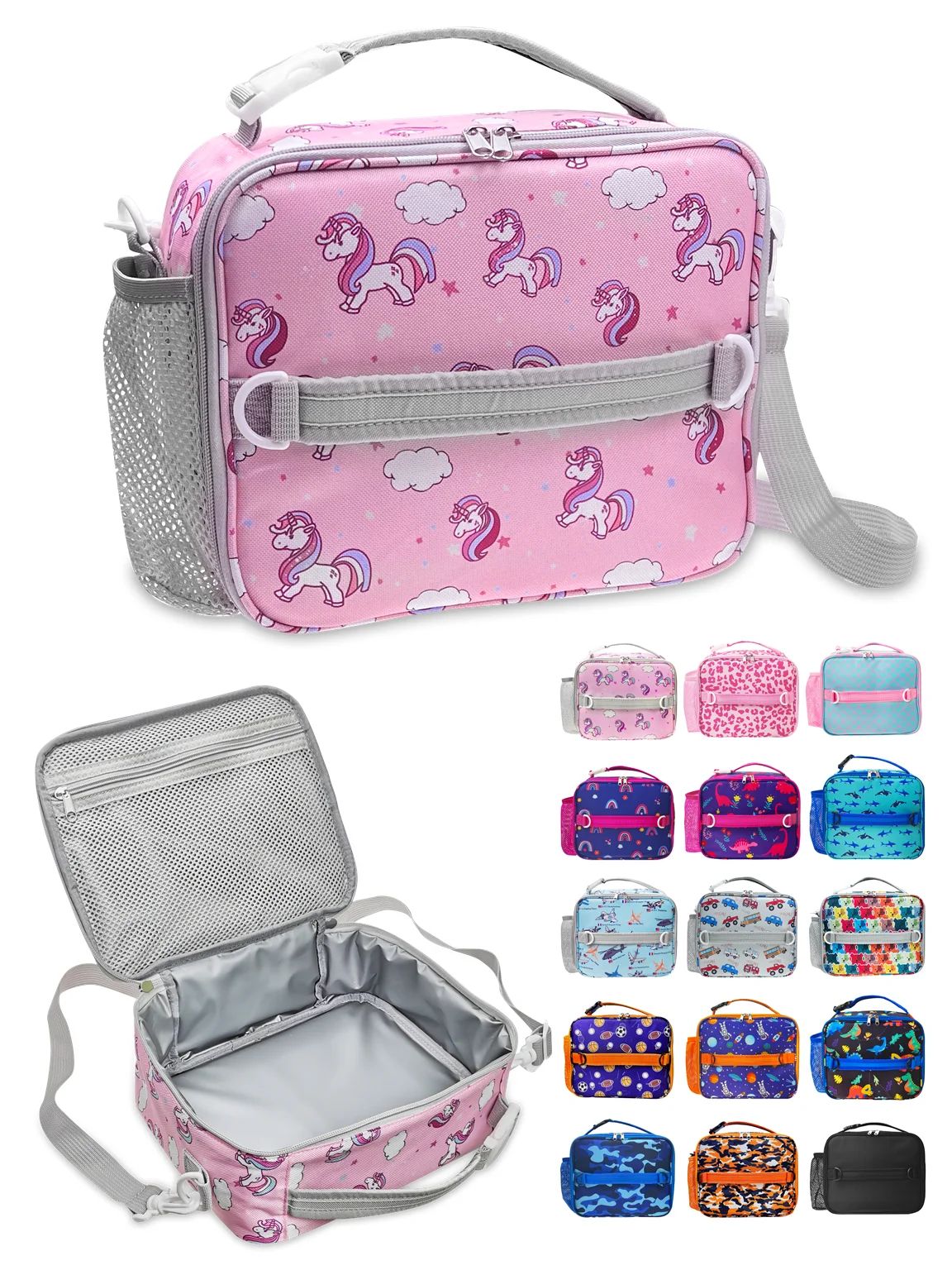 ComfiTime Lunch Bag for Kids – Insulated Lunch Box for Girls and Boys, Cute Reusable Cooler Bag... | Walmart (US)