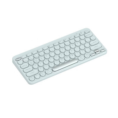 North Compact Round Key Wireless Keyboard - Mint Green | Target