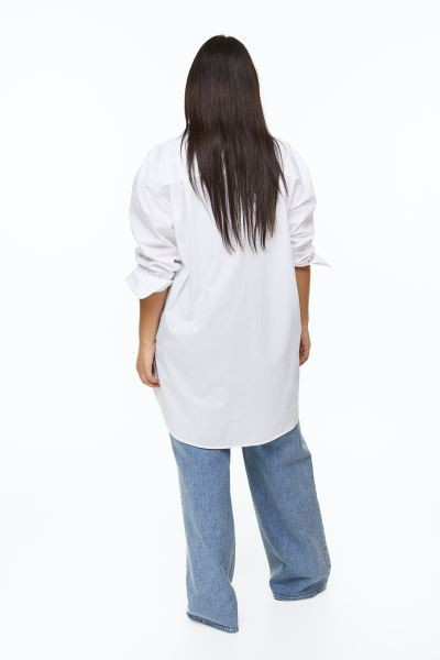 Cotton poplin shirt | H&M (UK, MY, IN, SG, PH, TW, HK)