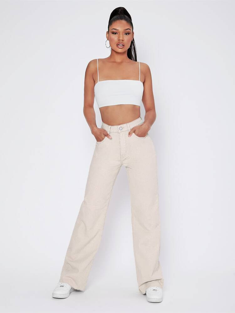 Vintage 90s High-Waist Denim Boyfriend Fit Jeans | SHEIN