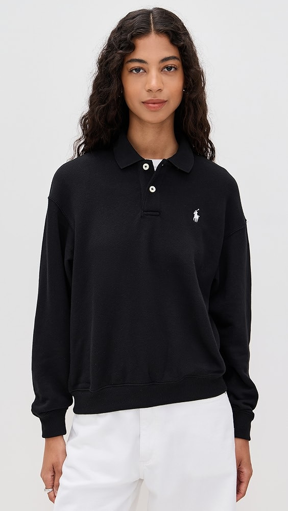 Polo Collar Sweatshirt | Shopbop