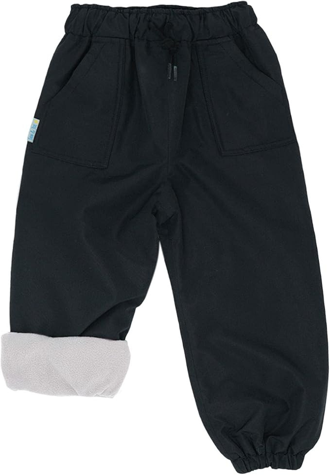 JAN & JUL Kids' Waterproof Cozy-Dry Rain/Snow Pants, Lined with Fleece | Amazon (US)