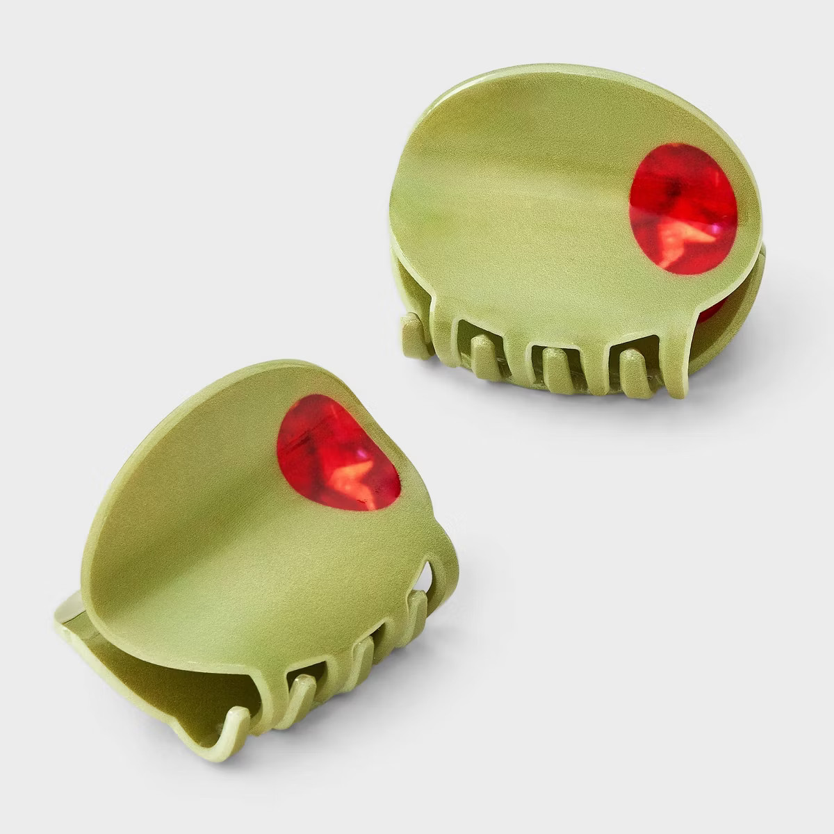 Acrylic Olives Claw Hair Clip Set 2pc - Universal Thread™ Green | Target