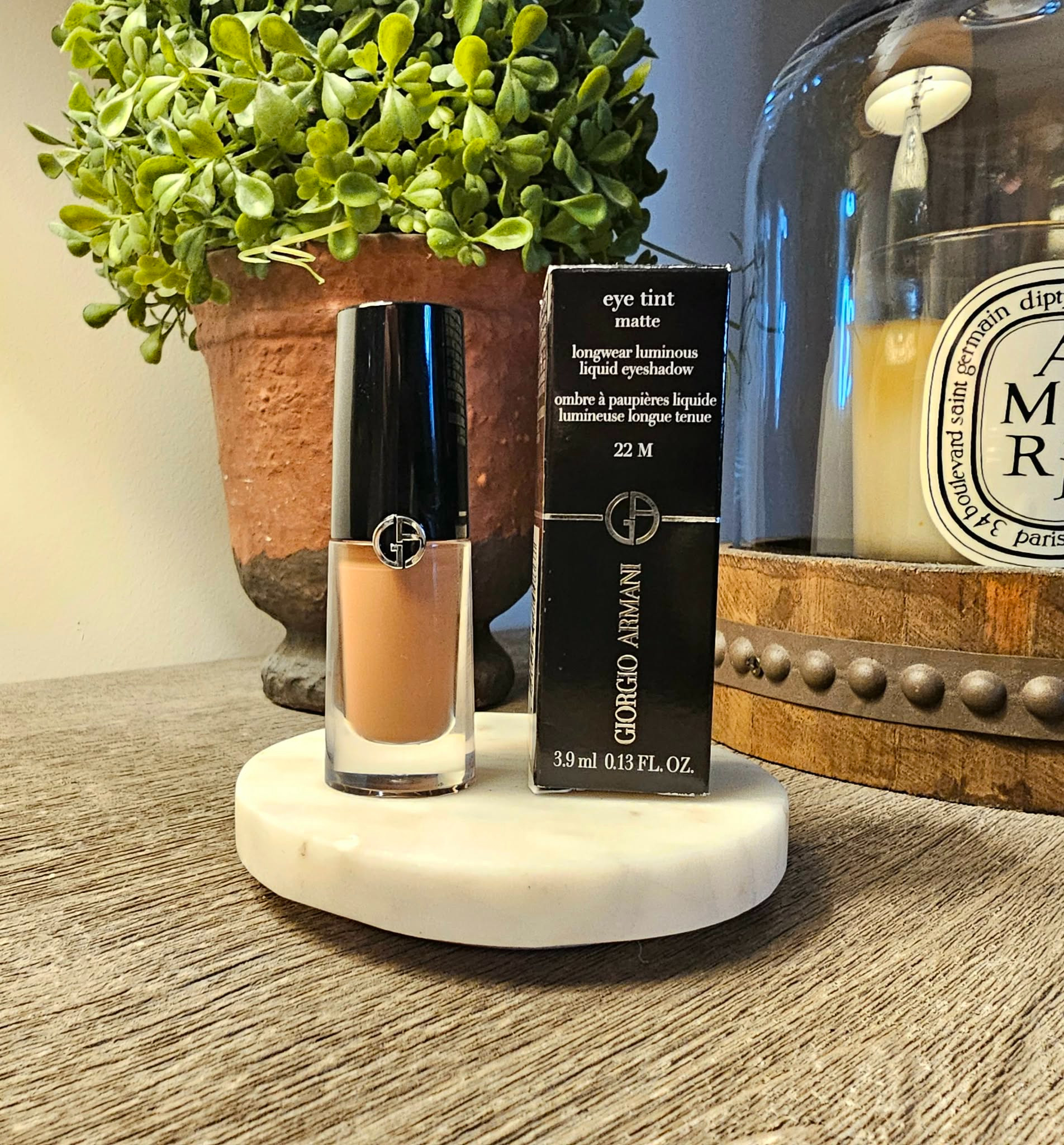 Armani Eye Tint in Cashew 🤎✨

My go-to liquid eyeshadow for an effortless, polished eye look. This beautiful champagne-taupe shade blends seamlessly, wears all day, and can be worn alone or layered with your favorite shadows.

✔ Long-wearing
✔ Crease-resistant
✔ Easy to blend
✔ Perfect everyday neutral

A luxury beauty staple that's worth every penny. 

 #LTKgrwm #LTKmorningroutine #LTKBeauty