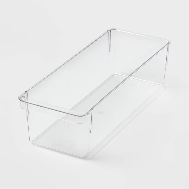 5.5"x14.5"x4" Narrow Fridge & Pantry Bin Clear - Brightroom™ | Target