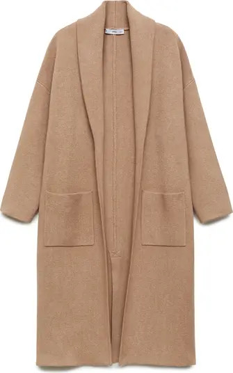 MANGO Oversize Long Cardigan | Nordstrom | Nordstrom