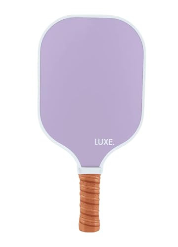 LUXE Pickleball Paddle | Leisure Edition | Cute, Fun, Stylish, Aesthetic Purple Pickle Ball Paddles with Textured Fiberglass Surface for High Grit and Spin | Non-Slip, Comfortable Grip (Purple) | Amazon (US)