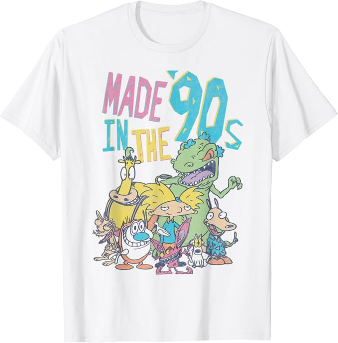 Nickelodeon Made In the 90s Character T-Shirt T-Shirt | Amazon (US)