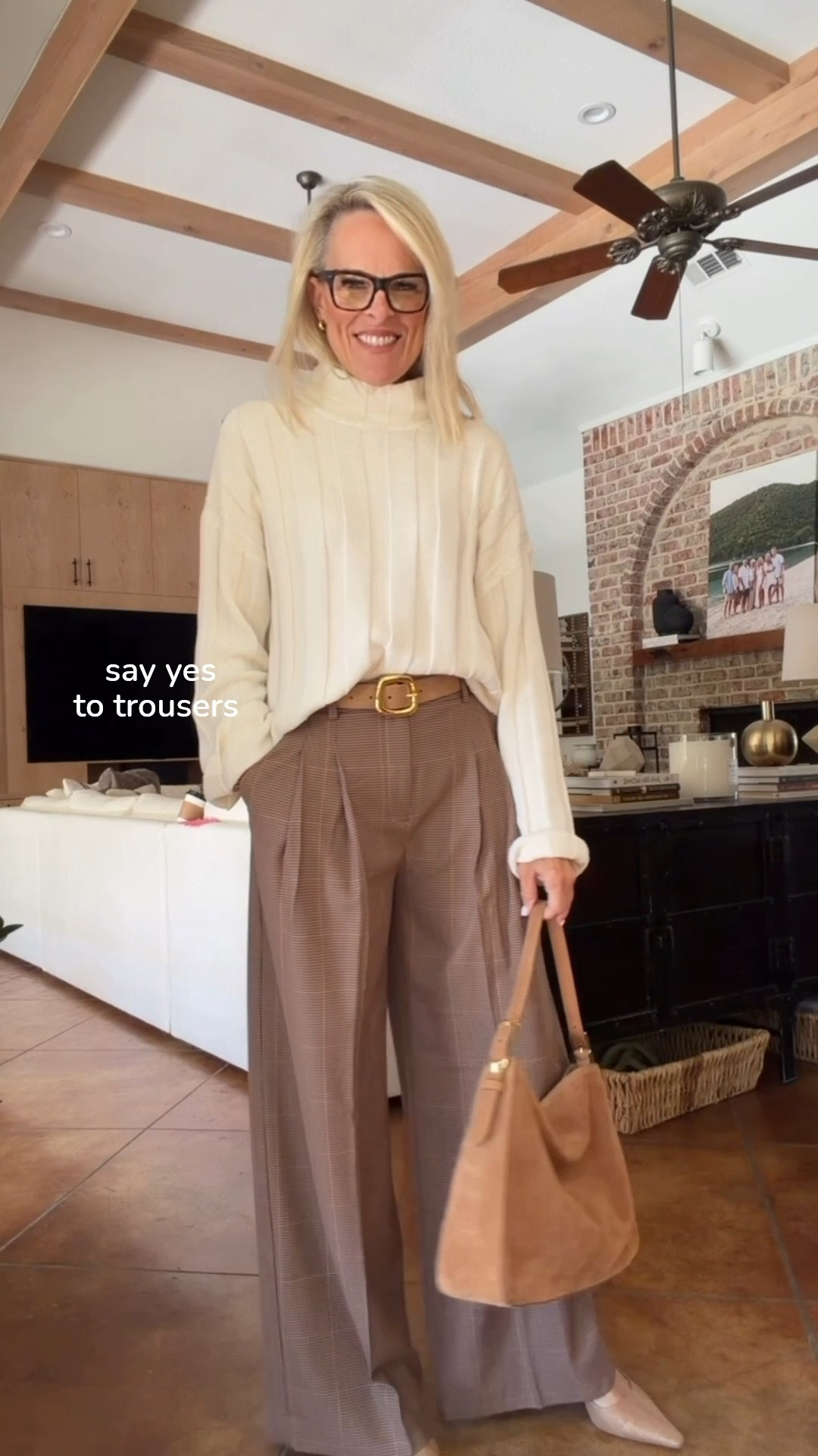 I love trousers! An easy way to look elevated, but still very comfortable.
Can be dressed up or down. Here I have kitten hills with the first outfit and lifestyle sneakers for the second outfit.

Both trousers- I sized down one size 2 XS
first sweater - wearing small it’s on sale currently
Second sweater – wearing small
ORGANIC cotton and only $40!!! 

Anthropologie jcrew quince 

#LTKSaleAlert #LTKOver40