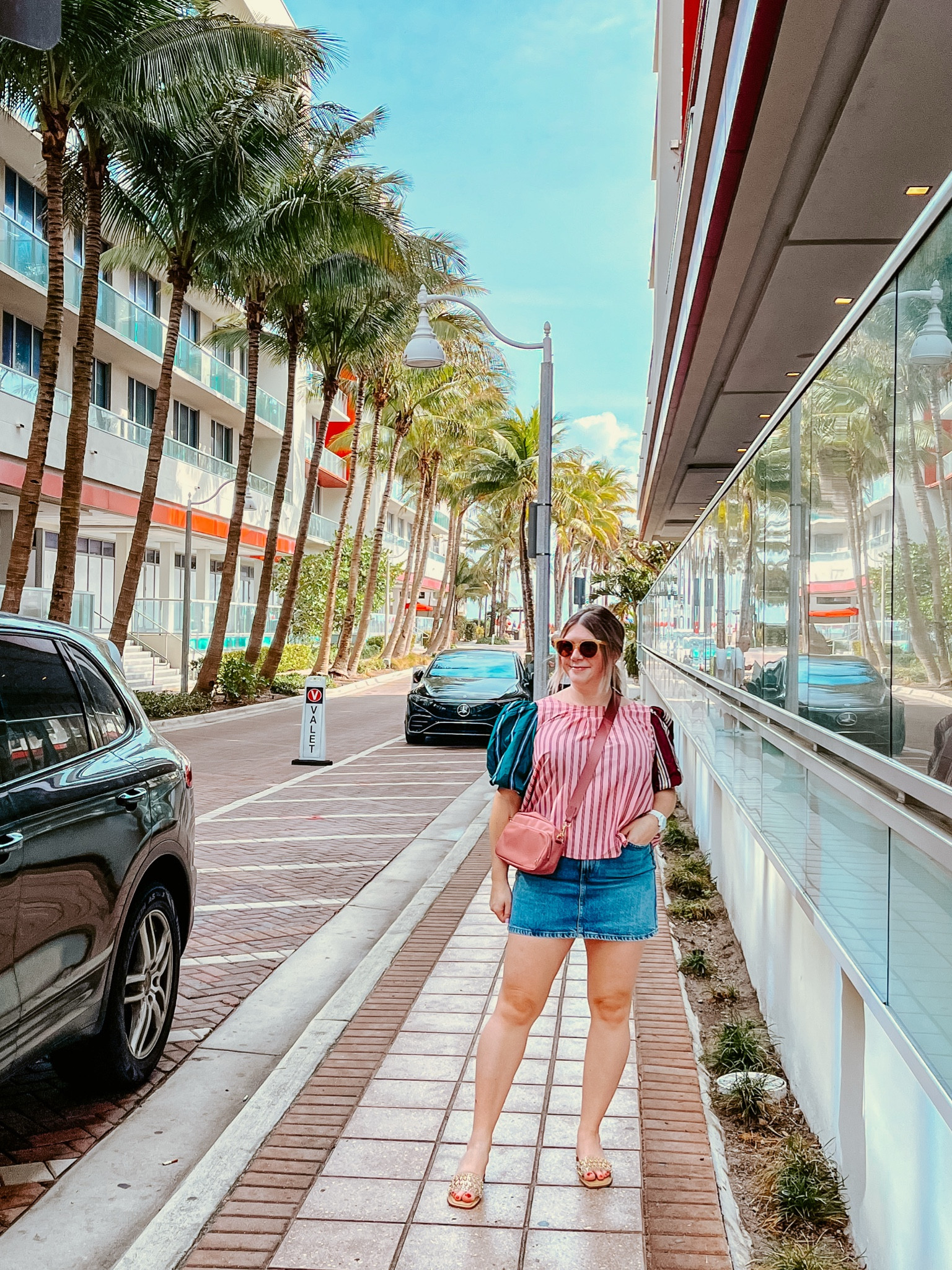 Vacation Outfit ~ Look 3 ☀️🌴

Sizing info:
Top Medium, Denim Skirt Medium, Slide Sandals 7

#LTKtravel #LTKsale #LTKstyletip