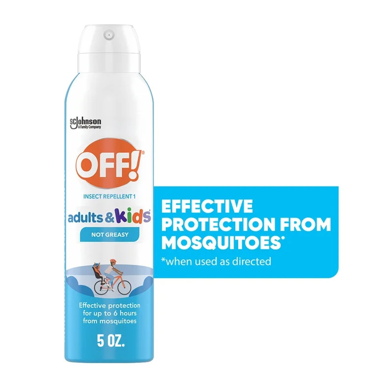 OFF! Insect Repellent Aerosol for Adults & Kids, Fragrance-Free Bug Spray for Everyday Protection... | Walmart (US)