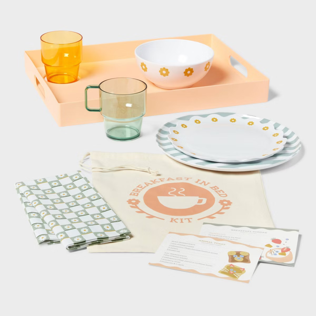 Kids' 8pc Breakfast in Bed Dinnerware Set - Pillowfort™ | Target