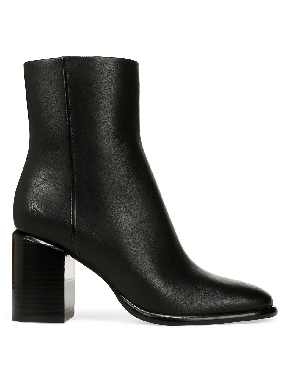 Women's Luca 80MM Leather Ankle Booties - Black - Size 9.5 | Saks Fifth Avenue