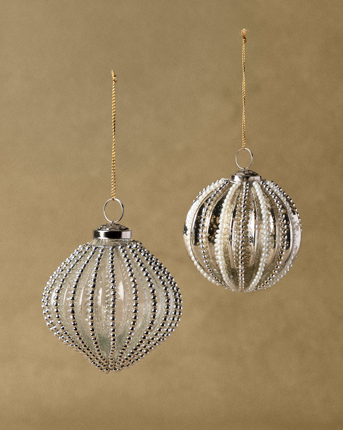 4" Mixed Pearl Baubles (Set of 2) | McGee & Co. (US)