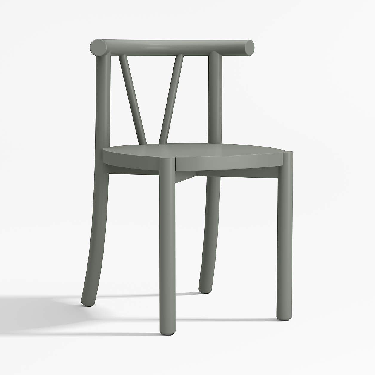 Classic Laurel Green Wood Kids Play Chair + Reviews | Crate & Kids | Crate & Barrel