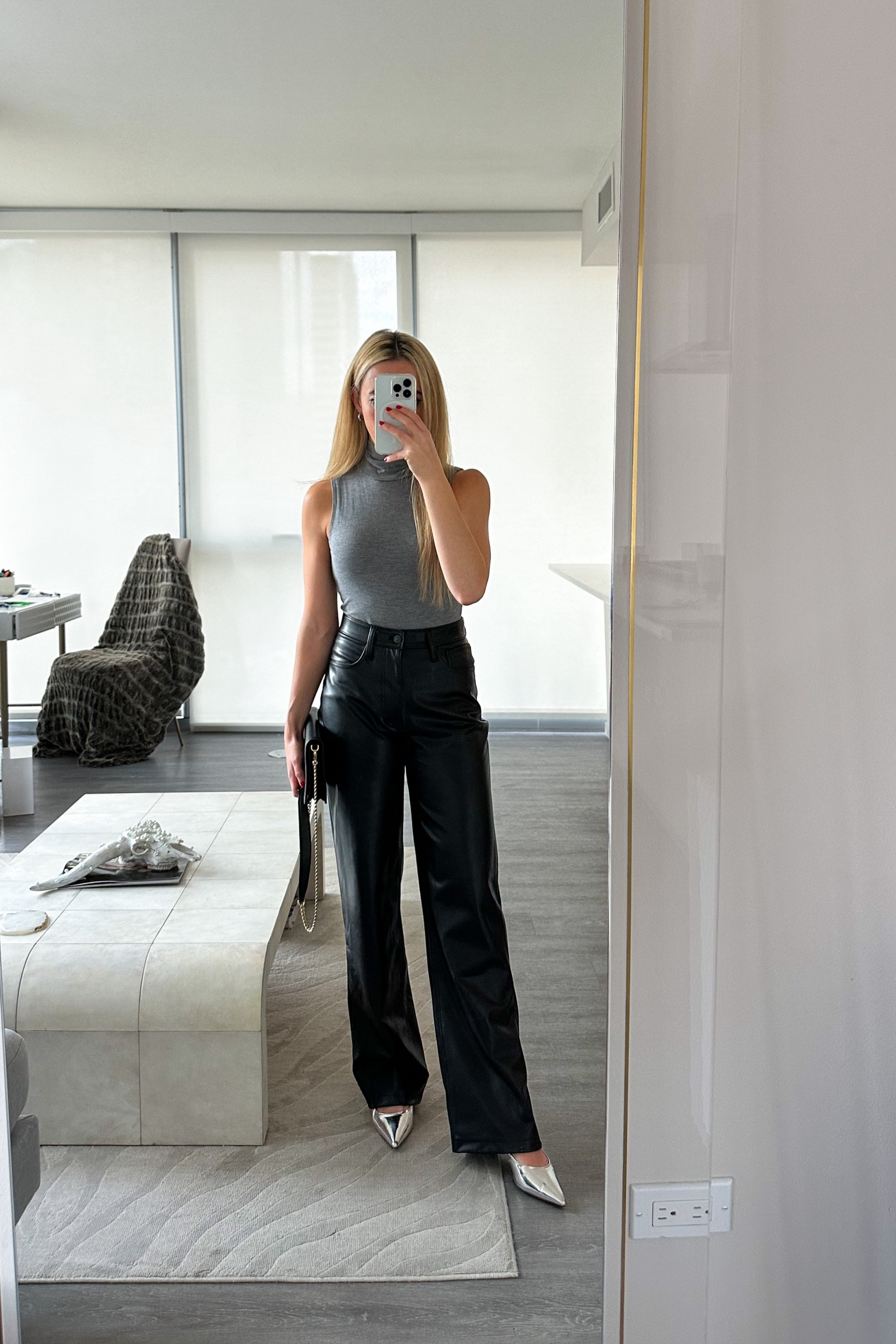 night out outfit 


going out outfit, dinner and drinks outfit, vegan leather pants, silver slingback heels, wide leg pants, Abercrombie outfit, Chicago outfit, nyc outfit, warm weather fall outfit, fall transitional outfit, daily outfit fashion style 

#LTKShoeCrush #LTKStyleTip #LTKItBag