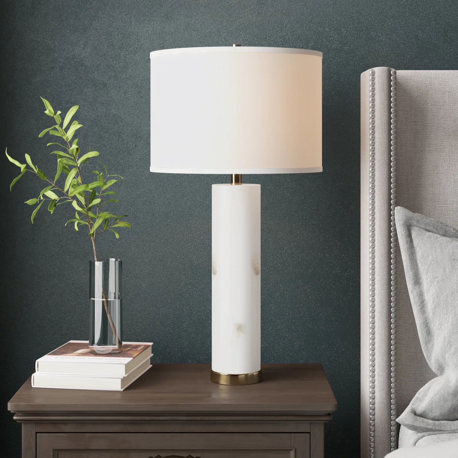 Greyleigh™ Afton White Aalabaster Table Lamp & Reviews | Wayfair | Wayfair North America