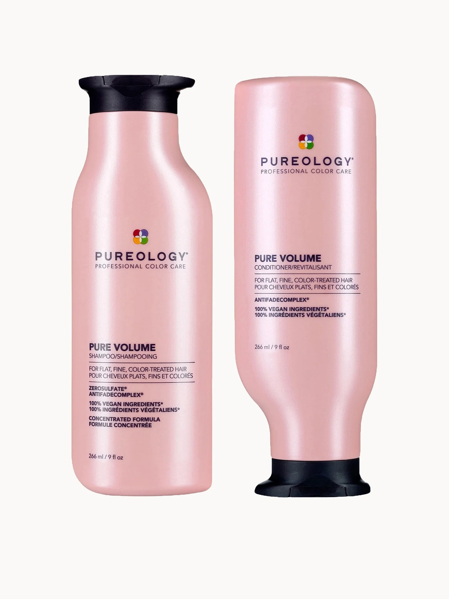 Pureology Pure Volume Shampoo and Conditioner Routine For Flat, Fine, Colour Treated Hair 266ml | Look Fantastic (UK)