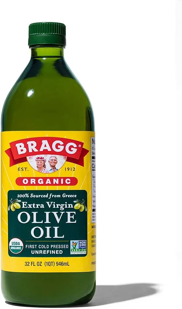 Bragg Organic Extra Virgin Olive Oil - 32 fl oz - Sourced from Organic Greek Koroneiki Olives - G... | Amazon (US)
