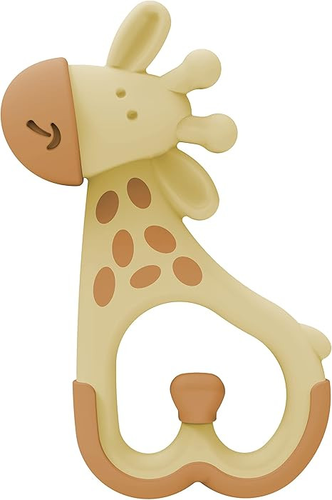 Dr. Brown's Ridgees Giraffe, Massaging Baby Teether, Designed by a Pediatric Dentist, BPA Free, 3... | Amazon (US)