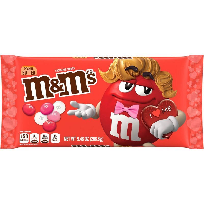 M&M's Valentine's Peanut Butter Chocolates - 9.48oz | Target