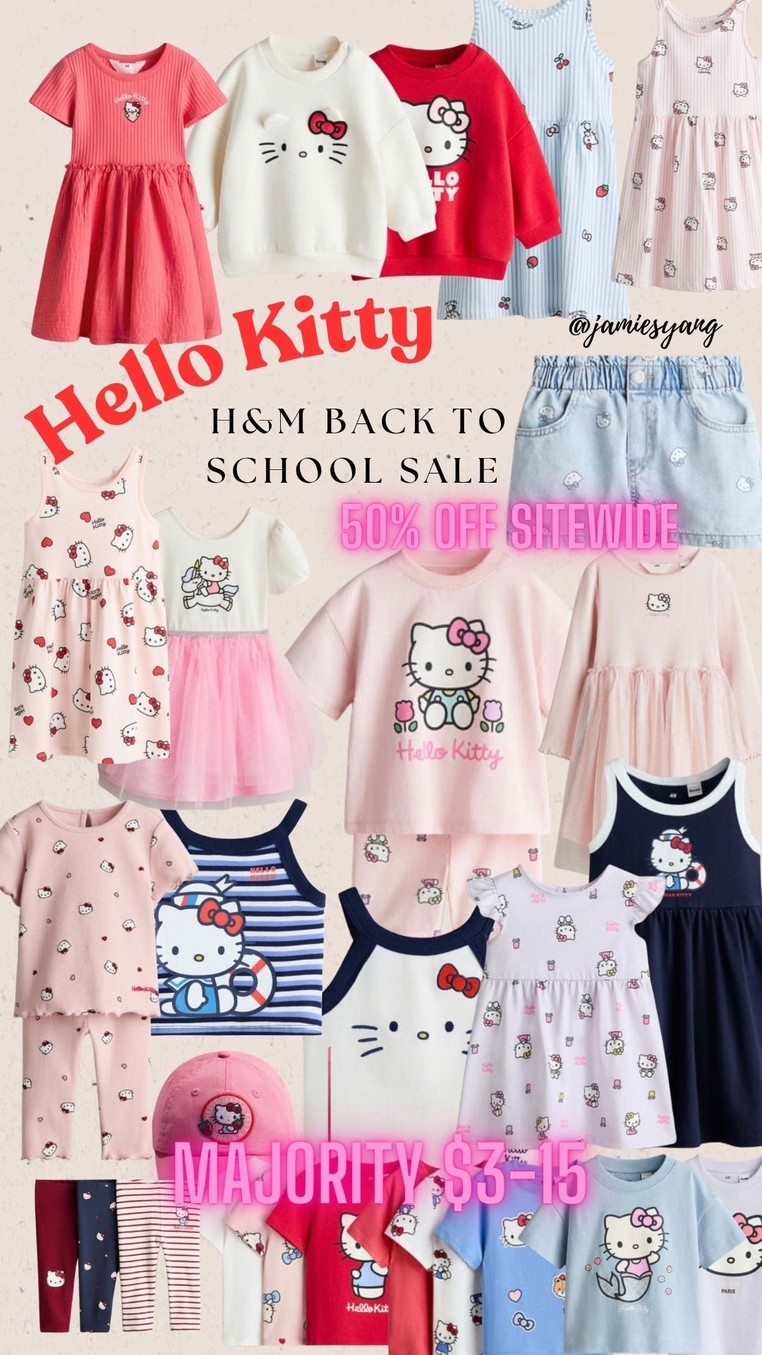 Hello Kitty 50% off back to school clothes!

#LTKootd #LTKmomlife #LTKSaleAlert