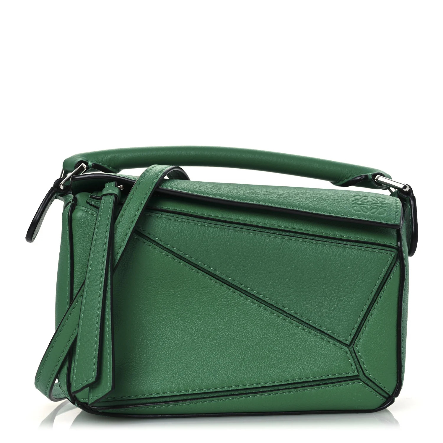Calfskin Mini Puzzle Bag Jungle Green | FASHIONPHILE (US)