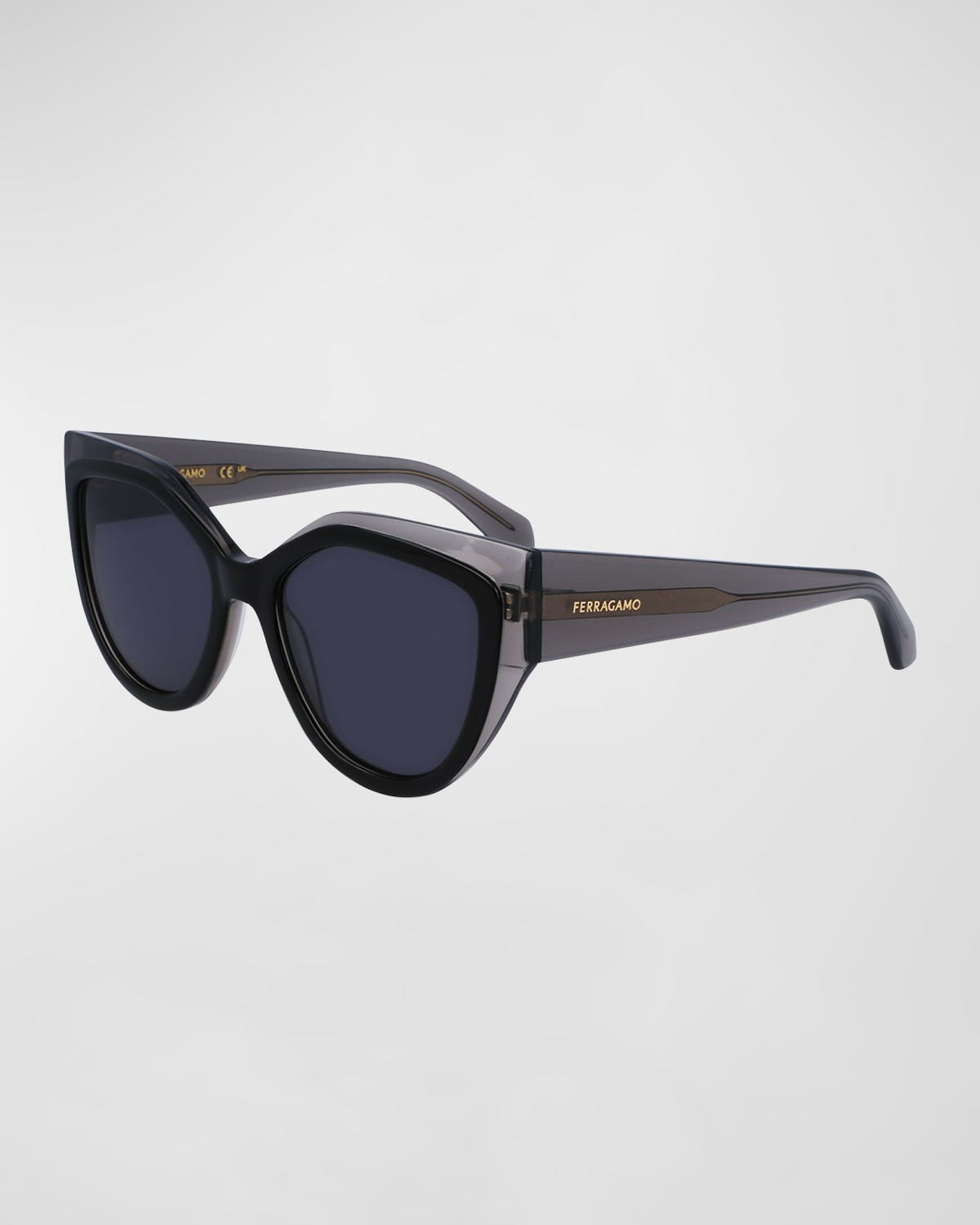 Classic Logo Acetate Cat-Eye Sunglasses | Neiman Marcus
