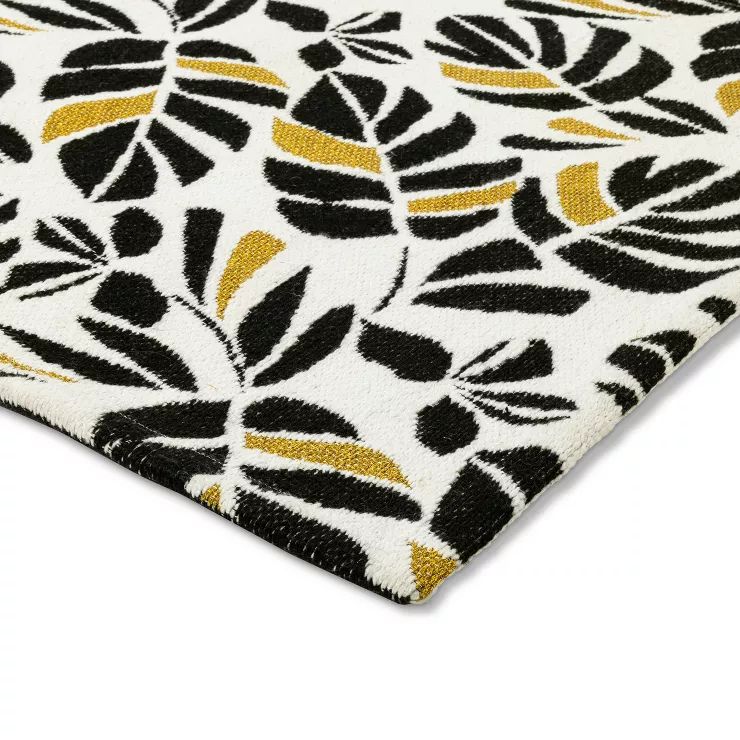 Palm Area Rug Black/White - Tabitha Brown for Target | Target