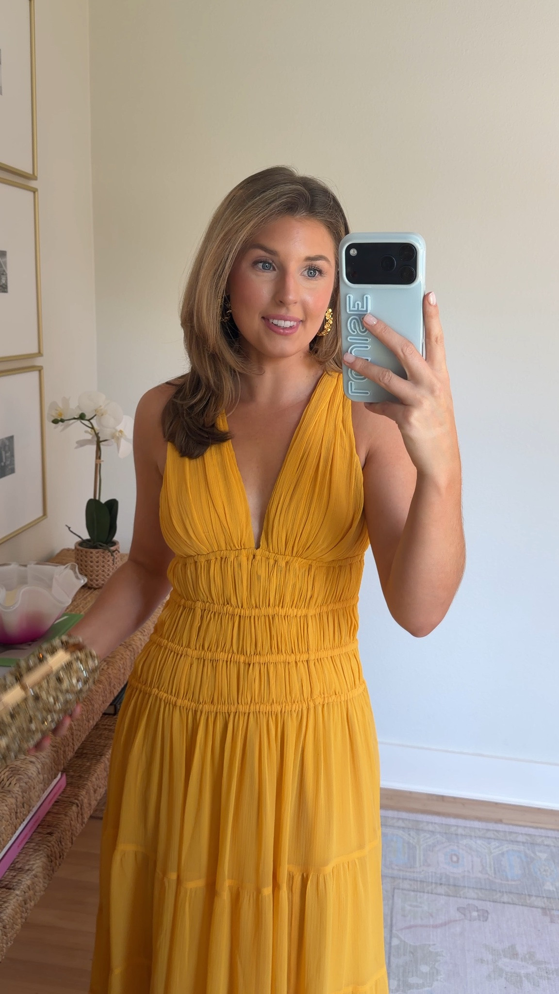 Perfect fall wedding guest dress! Wearing a S