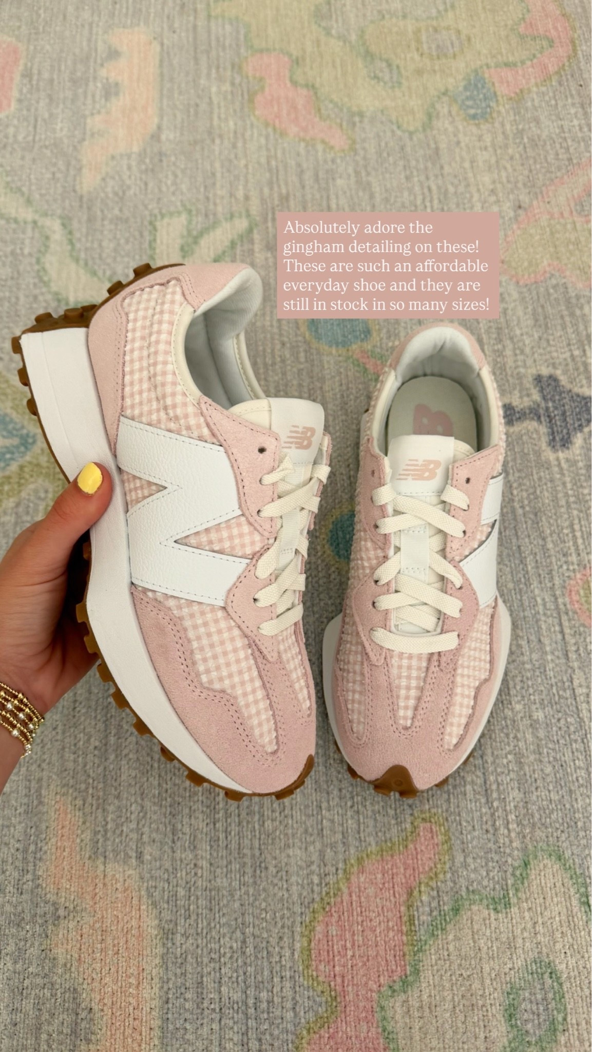 Obsessed with these shoes! They add a pop of color to any outfit and the gingham detail is perfect!

Pink Sneaker, Summer Shoes

#LTKootd #LTKSeasonal