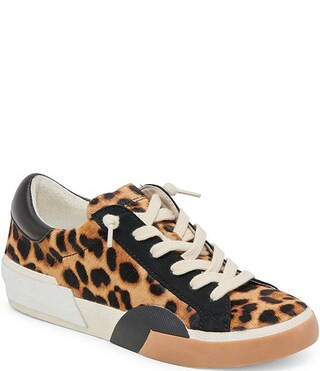 Dolce Vita Zina Animal Print Calf Hair Slip On Sneakers | Dillard's | Dillard's