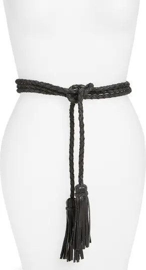 Fringe Soga Leather Belt | Nordstrom
