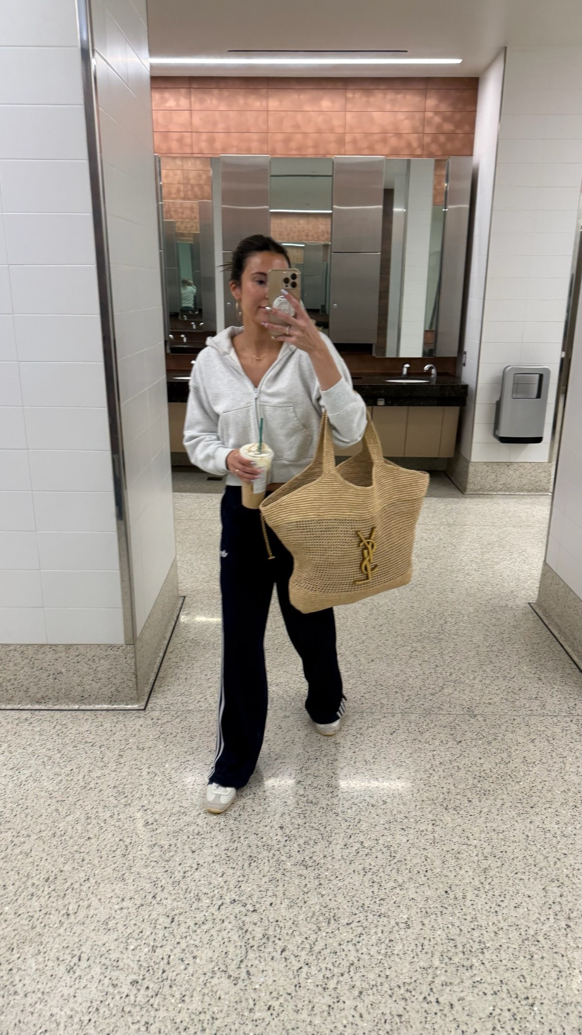 Comfy travel outfit ✈️

Adidas, Abercrombie, YSL

airport outfit, beach bag, adidas pants, Abercrombie sale @abercrombie @adidas 

#LTKdayinmylife #LTKootd #LTKTravel