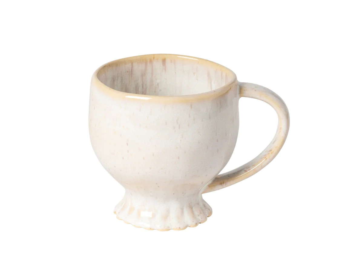 Mallorca Costa Nova Sand Beige Mug - Set of 4 | Mintly Home