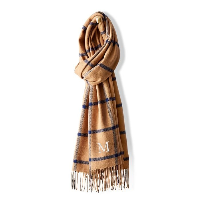 Windowpane Blanket Scarf | Mark and Graham