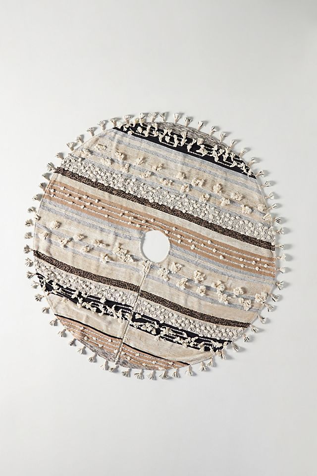 All Roads Textured Tree Skirt | Anthropologie (US)
